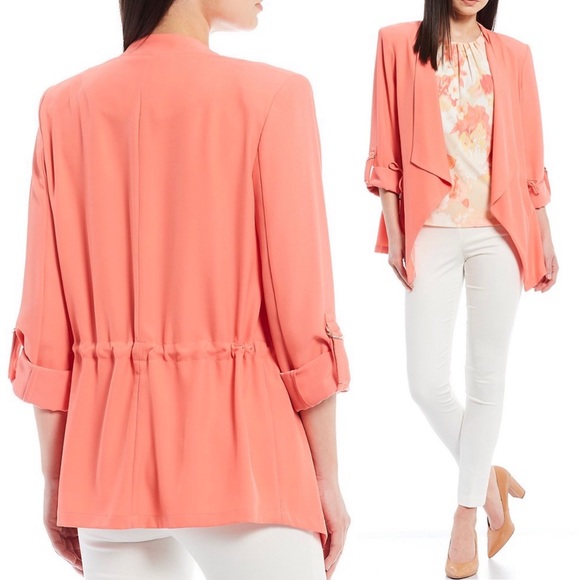 Calvin Klein Jackets & Blazers - Calvin Klein Open Front Jacket Porcelain Rose